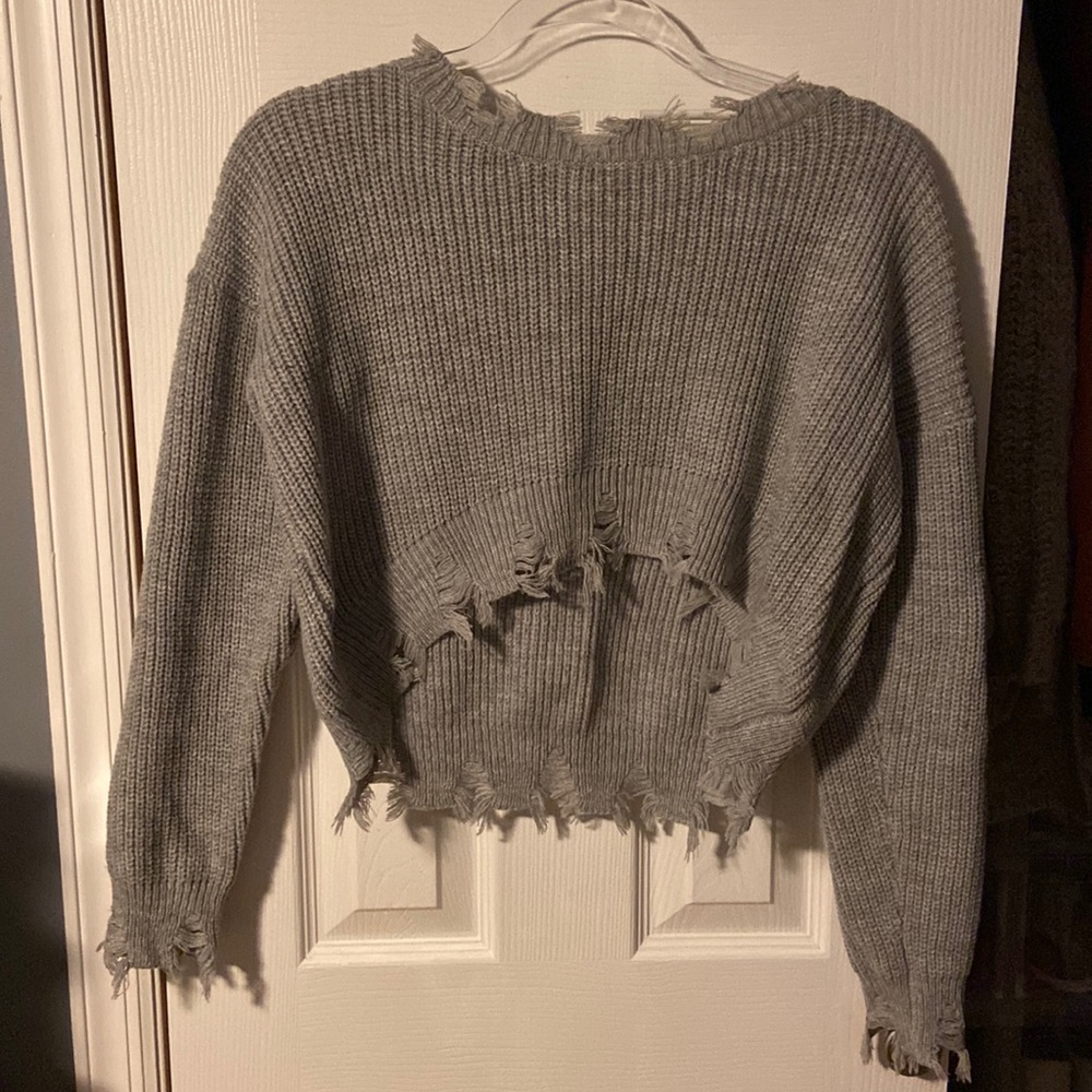 Sweater crop top!